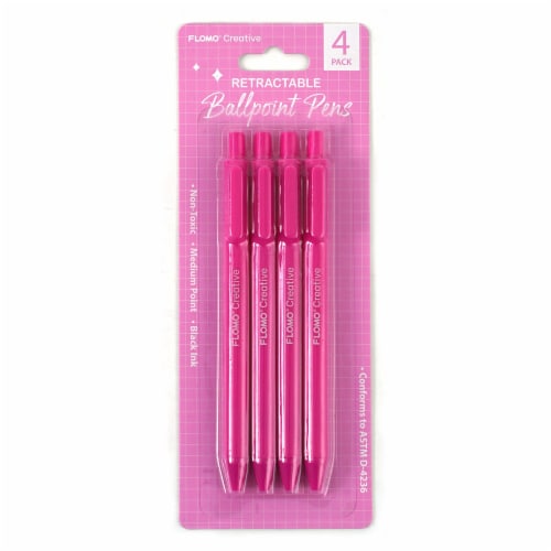 FLOMO® Retractable Ball Point Pens Perspective: front