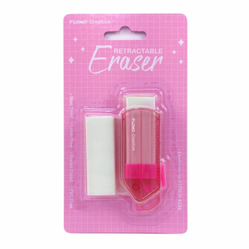 FLOMO Pushable Eraser with Refill Perspective: front