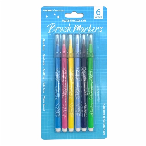 FLOMO® Creative Watercolor Brush Markers Perspective: front