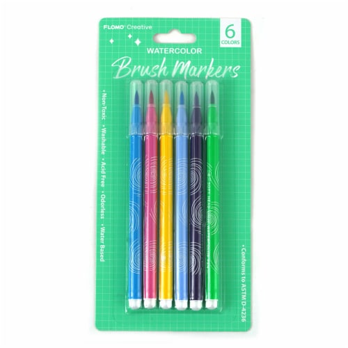 FLOMO® Creative Watercolor Brush Markers Perspective: front