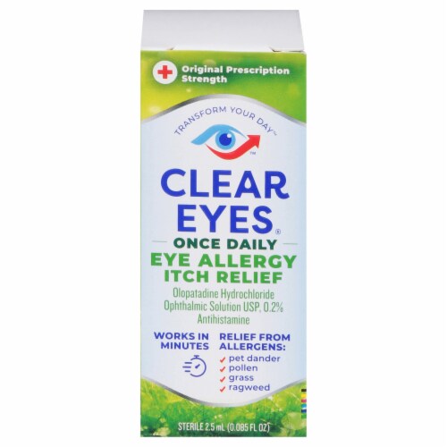 Clear Eyes® Itch Relief Eye Drops Perspective: front