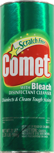 Comet Cleanser Powder Perspective: front