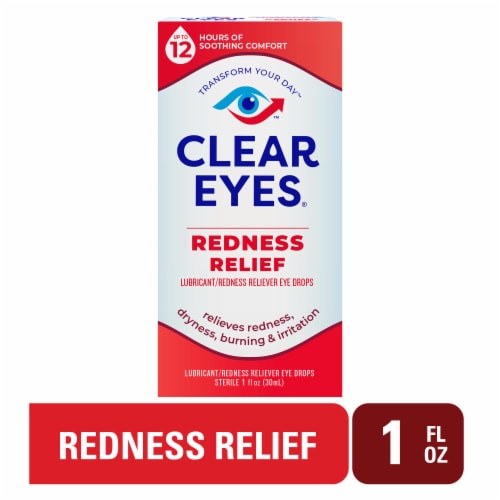 Clear Eyes Redness Relief Eye Drops, 1 fl oz - Fry's Food Stores