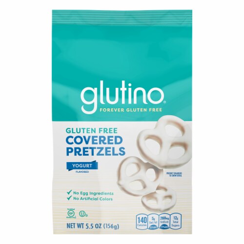 Glutino Gluten Free Yogurt Covered Pretzels Perspective: front