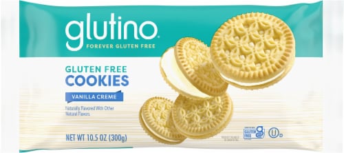 Glutino Gluten Free Vanilla Creme Cookies Perspective: front