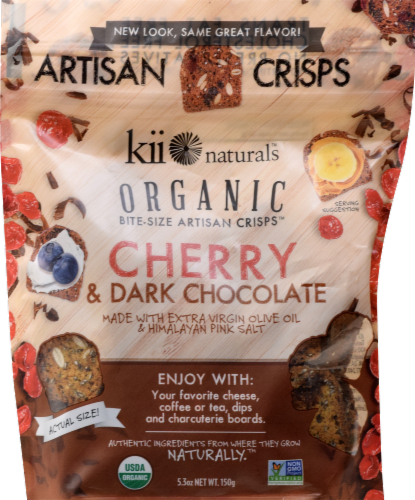 Metro Market Kii Naturals Dark Cocoa Cherry Crisps 5 3 Oz