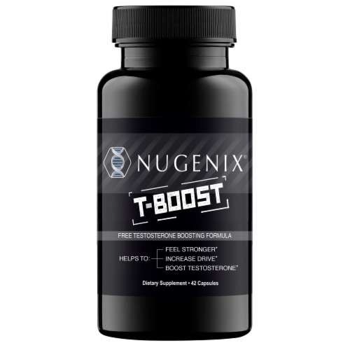 Nugenix® T-Booster Testosterone Supplement Capsules Perspective: front