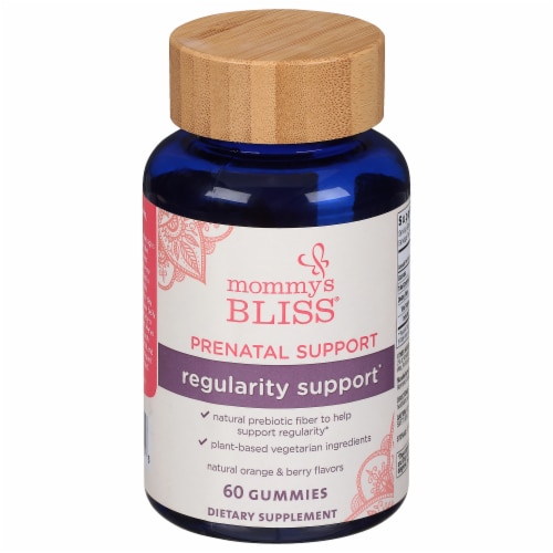 Mommy's Bliss Prenatal Regularity Gummies Perspective: front