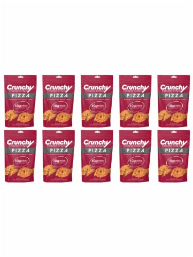 Crunchy Cheese Crisps 10 Pack- Brick Oven Pizza Perspective: front