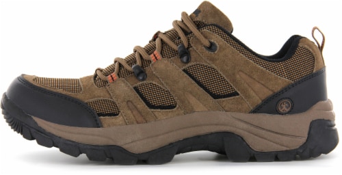 Northside Monroe Men's Low Hiking Shoes - Brown Perspective: front