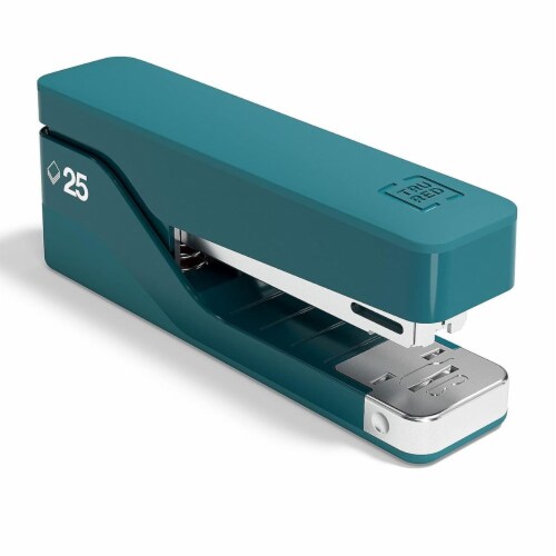 Desktop Aluminum Stapler, 25-Sheet Capacity, Teal Desktop Aluminum Stapler, 25-Sheet Capacity, Teal