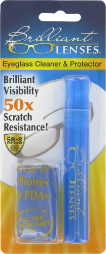 Black Diamond Brilliant Lenses Eyeglass Cleaner Perspective: front