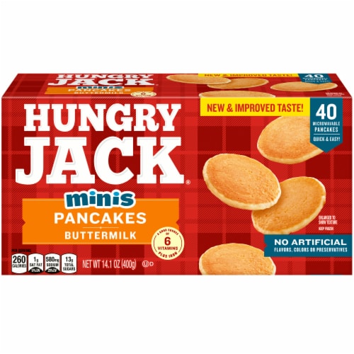 Hungry Jack Buttermilk Mini Pancakes Perspective: front