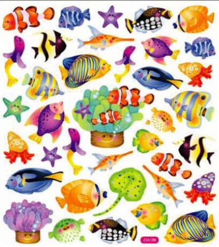 StickerKing Underwater Stickers Perspective: front