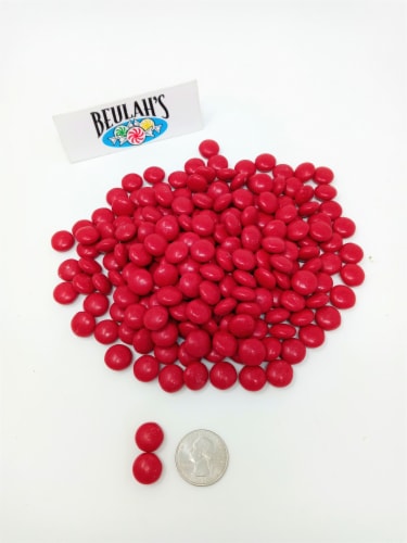 Red Hershey-ets Hersheyettes candy coated Milk chocolate 5 pounds Perspective: front