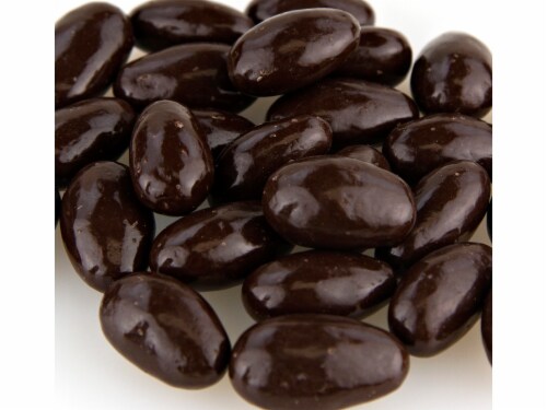 No Sugar Added Dark Chocolate covered Almonds 5 pounds Perspective: front