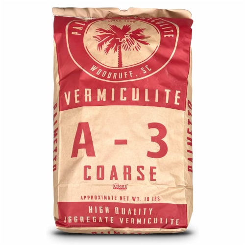 Palmetto 4 Cubic Foot Organic Grade 3 Coarse Vermiculite Planting Soil Additive Perspective: front