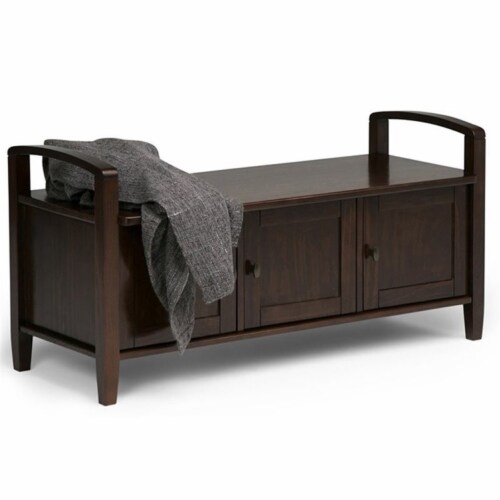 Atlin Designs Entryway Storage Bench in Tobacco Brown, 1 Kroger