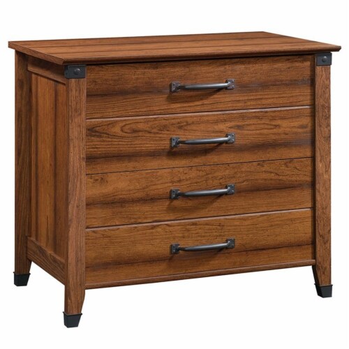 Pemberly Row 2 Drawer Lateral File Cabinet in Washington Cherry Perspective: front