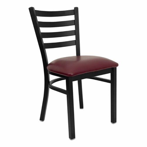 Burgundy side chair deals