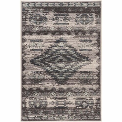 Riverbay Furniture 2' x 3' Rug in Gray and Beige 