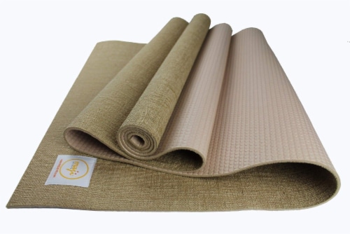 Jute Premium ECO Yoga Mat Beige 1 QFC