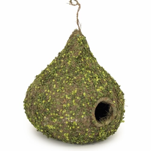 Zentique Faux Twig Vine Hanging Birdhouse, 9 in. Perspective: front