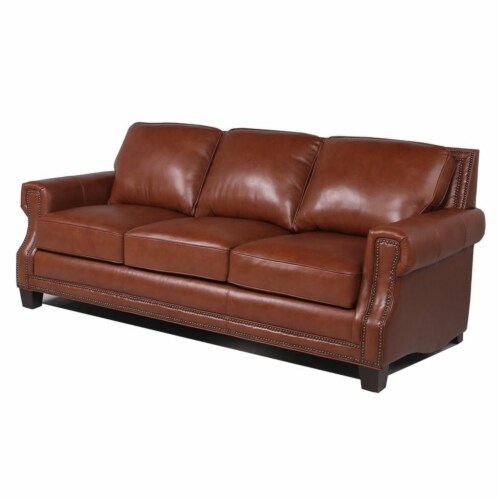Maklaine on sale leather sofa