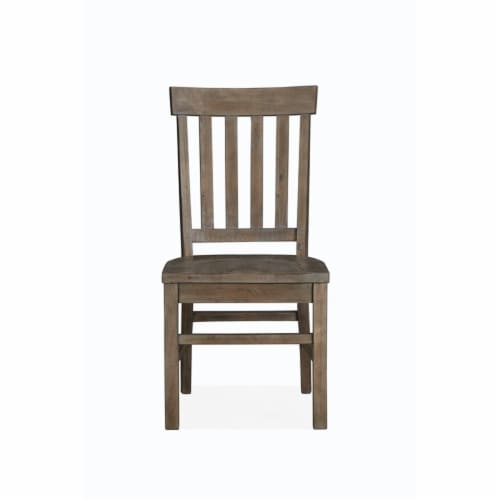 Beaumont Lane Dining Side Chair in Distressed Gray set of 2 2