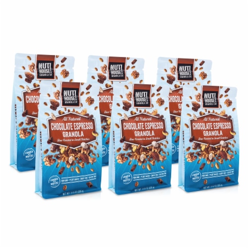 Granola, Chocolate Espresso, 6x11.5oz Perspective: front