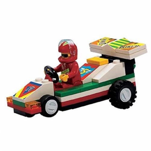 Sluban 3800  Mini Racing Car Building Brick Kit (51pcs) Perspective: front