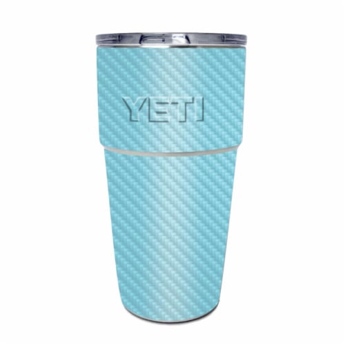 MightySkins YEPINT16SI-Solid Blue Skin for Yeti Rambler 16 oz