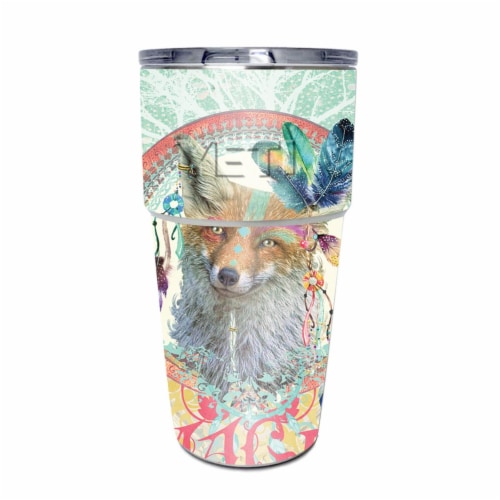 MightySkins YEPINT16SI-Fox Magic Skin for Yeti Rambler 16 oz Stackable Cup - Fox Magic Perspective: front