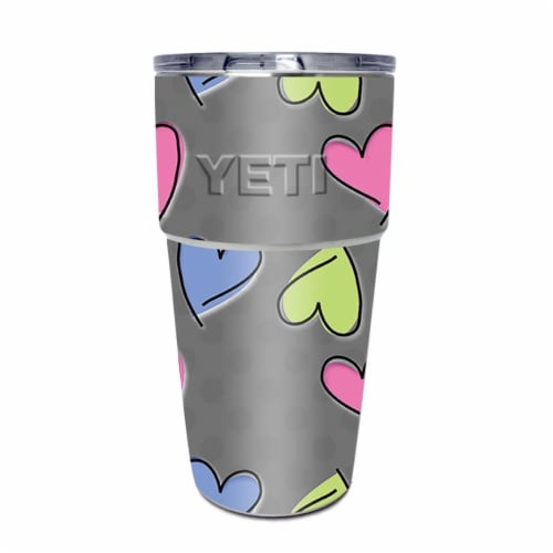 MightySkins YEPINT16SI-Solid Pink Skin for Yeti Rambler 16 oz