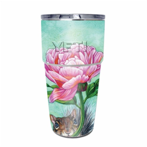 MightySkins YEPINT16SI-Lovely Squirrel Skin for Yeti Rambler 16 oz Stackable Cup - Lovely Squ Perspective: front