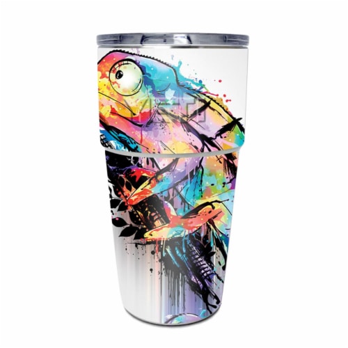 MightySkins YEPINT16SI-Rainbow Chameleon Skin for Yeti Rambler 16 oz Stackable Cup - Rainbow Perspective: front