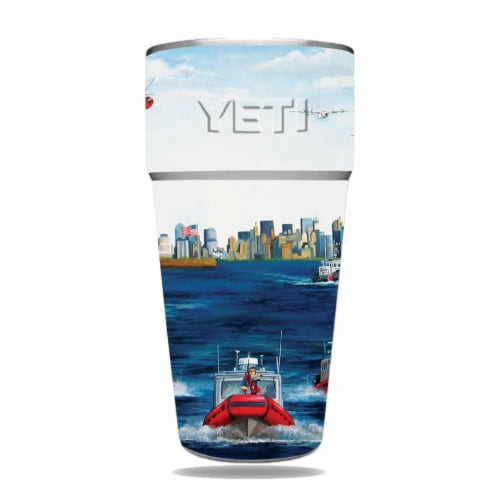 MightySkins YERAM26SI-Standing Watch Skin for Yeti Rambler 26 oz Stackable Cup - Standing Wat Perspective: front