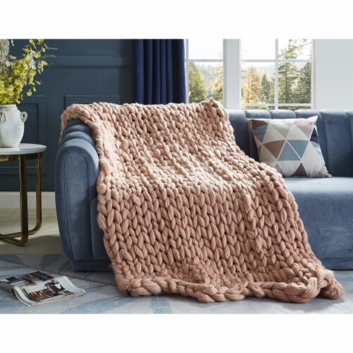 Extra large on sale knitted throw