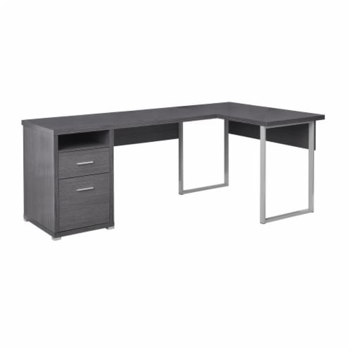 Right Set up Storage Drawers 80 l L Shape Work Laptop Metal