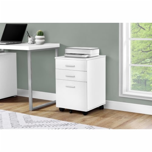 White printer stand shop with drawers