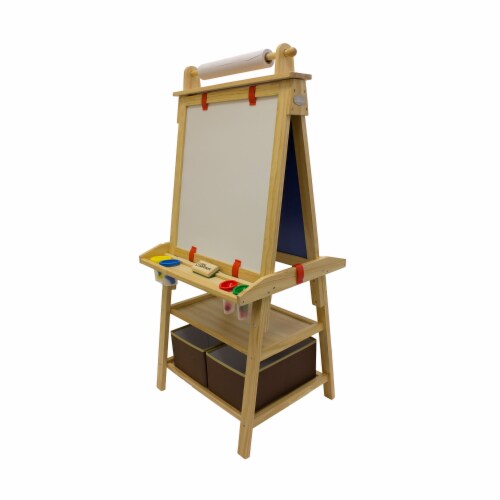 Crayola Kids Mini Dual Sided Wooden Art Easel w/ Chalkboard & Dry Erase  Supplies, 1 Piece - King Soopers