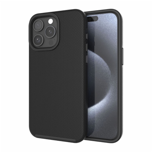 AXS PROTech Plus Apple iPhone 15 Pro Max Case - Black Perspective: front