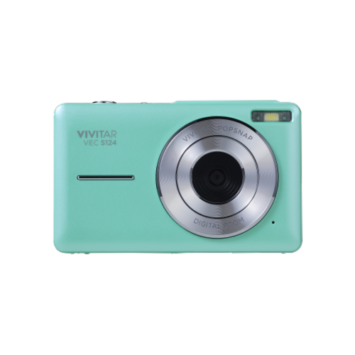 Vivitar Point and Shoot Camera - Mint Green Perspective: front