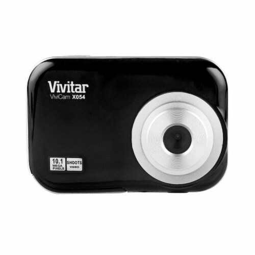 Vivtar ViviCam X054 Digital Camera - Black Perspective: front