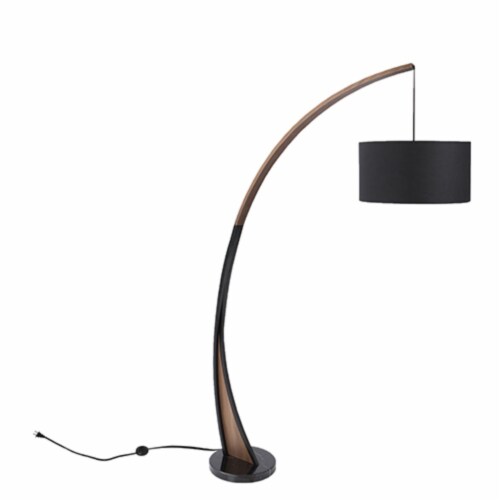 Mid century modern wood floor lamp deals