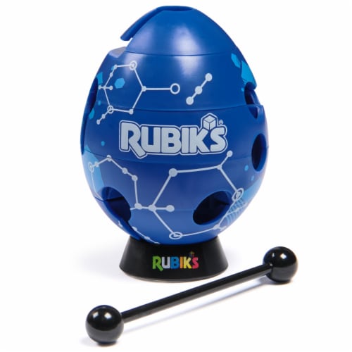 Rubik’s® Cube Smart Egg™ Puzzle - Blue Perspective: front
