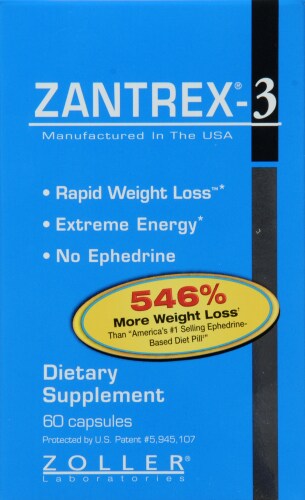 Zantrex-3 Weight Loss Dietary Supplement, 60 Count - Kroger