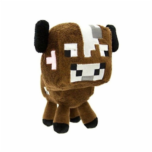 Minecraft 7" Plush: Baby Cow Perspective: front