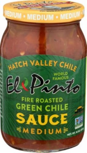 El Pinto® Medium Green Chile Sauce Perspective: front