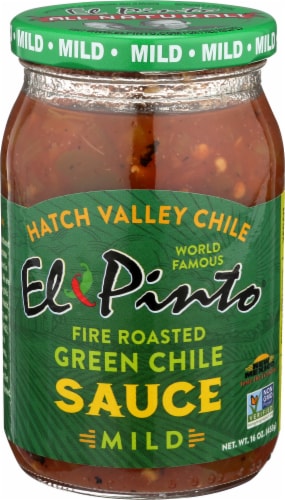El Pinto Mild Green Chile Sauce Perspective: front